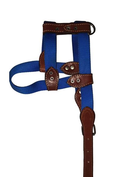 Lovely Adjustable Dog Breast Collar 2.5cm BLUE for Dogs in the Range of 10-20 Kg