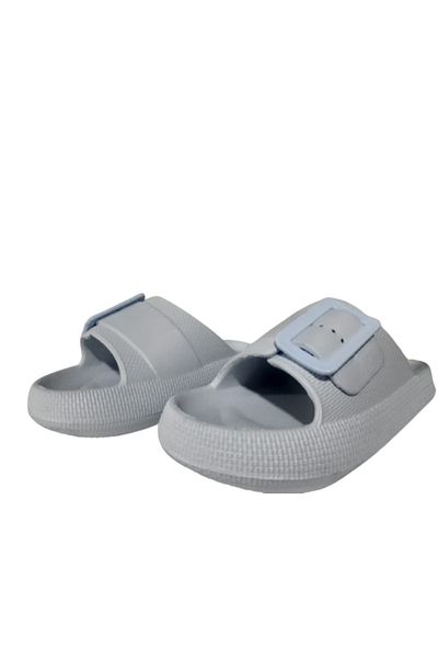 GEZER Off-White Ultra Light Buckle Casual γυναικείες παντόφλες - gzrr698-00