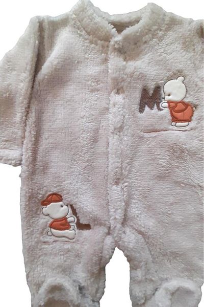 Pivami Baby Astronaut Jumpsuit Brown