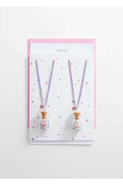 MANGO Kids Σετ 2 κολιέ Best Friends