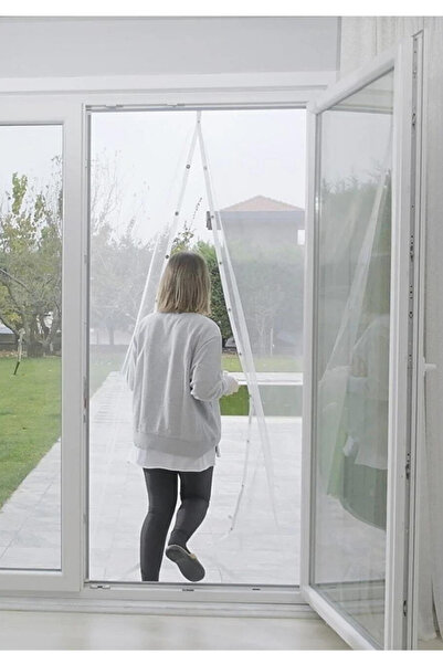 mrcans Mıknatıslı Kapı Sinekliği 90x210 Cm Raptiye ve Cırt Bant