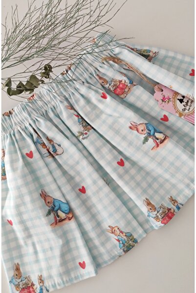 Miccolatte Bebek ve Çocuk Beli Lastikli Etek/Tavşan Peter