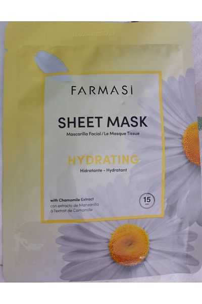 Farmasi Hydrating Chamomile Paper Mask 28 Gr.Disposable