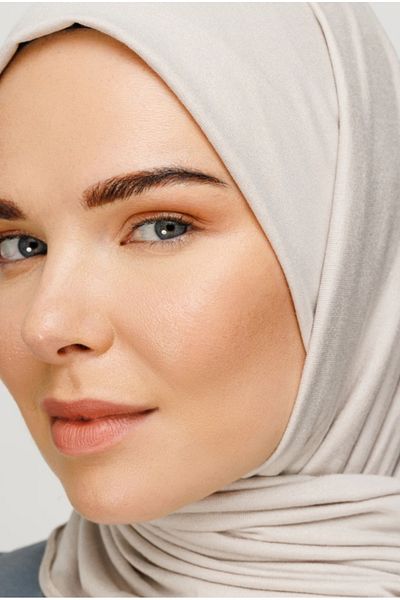 FRESCO SCARFS Hijab Hijab Pieptănat Şal Piatră