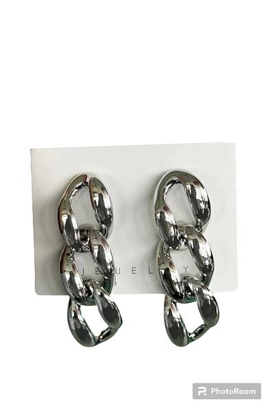 Only Vogue 2 Years Warranty Certificated Sıla Turkoğlu Chain Detailed Earrings