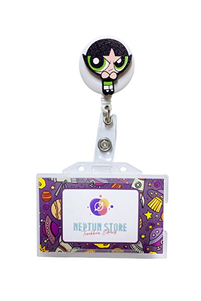 neptünstore Suport card Power Girl Green Yoyo, Yoyo pentru agățat cardul, Sup...