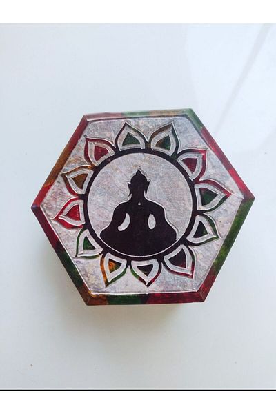 PİRAMİGO Obsidian Stone Box for Meditation and Yoga Design - Jewelry and Gift Box
