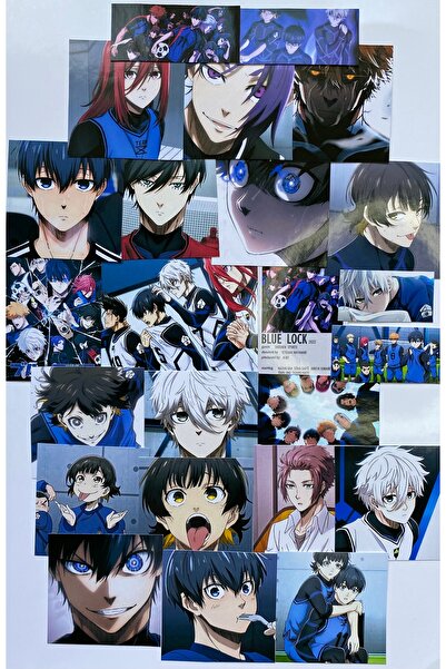 Hara Company Pachet de autocolante Blue Lock Anime Momente Anime