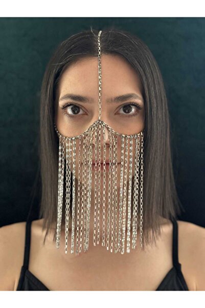 Tarot Serüveni VIVIAN Chain mask Yüz Aksesuarı Hand Made