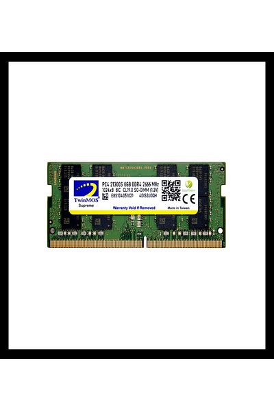 TwinMOS ذاكرة وصول عشوائي للكمبيوتر المحمول MDD48GB2666N DDR4 سعة 8 جيجابايت وتردد 2666 ميجاهرتز و1.2 فولت