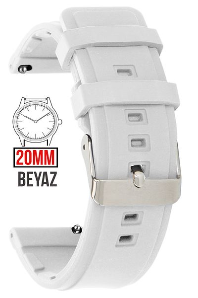 COBRA 20mm Fossil-Welder-Casio-Seiko-Omega-Armani Watch Compatible Silicone Watch Band - Mslk20