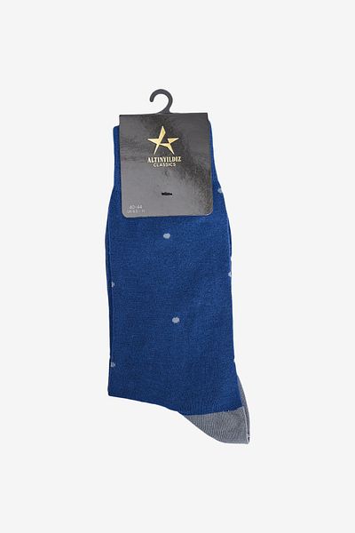 ALTINYILDIZ CLASSICS Ανδρικές κάλτσες casual με γκρι μοτίβο γκρι βαμβακερές