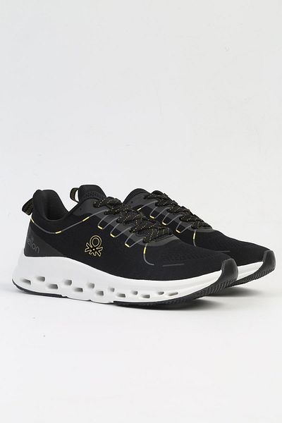 Benetton ® IMPORTED Men's Black Sneakers BNI-10007