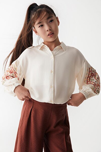 nk kids KIZ GÖMLEK 24YNK36415