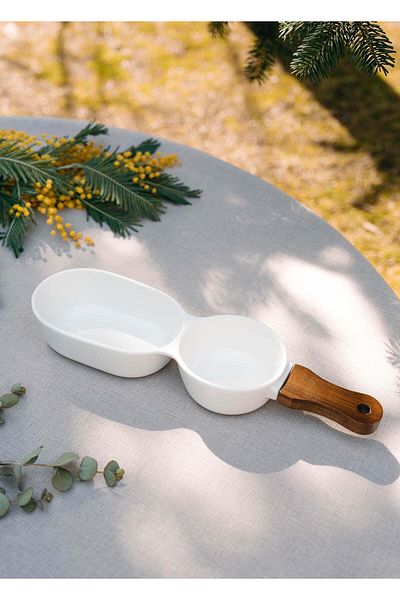 The Mia Woody Porcelain Service 35x10 cm