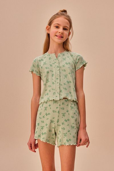 SUWEN Children's Masculine Shorts Set