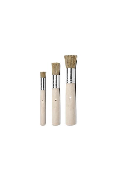 Keep Smiling 3-Piece Stencil Brush Set
