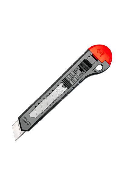 MİLES Miles Wide Utility Knife 18 mm Plastic Body Red Manual Lock PN1801/P
