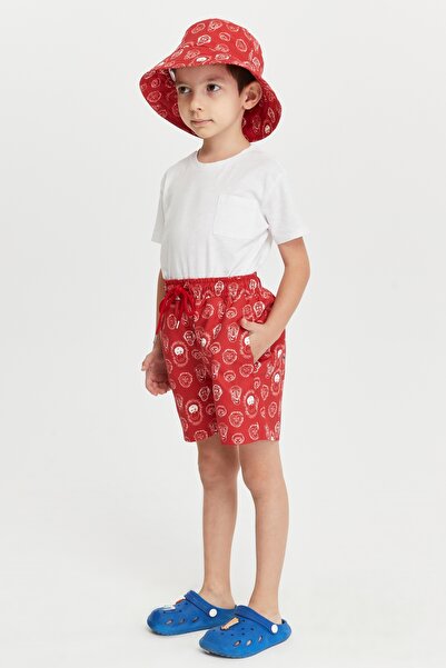 Benittokids Boy's Patterned Bucket Hat 7007