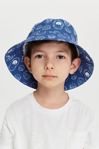 Benittokids Boy's Patterned Bucket Hat 7007