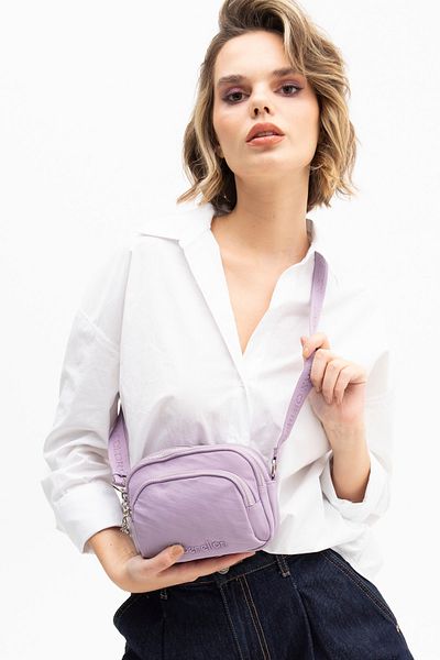 United Colors of Benetton Benetton Women's Lilac Crossbody Bag - BNT1206