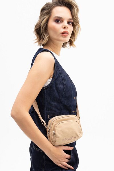 United Colors of Benetton Benetton Women's Nude Color Crossbody Bag - BNT1206