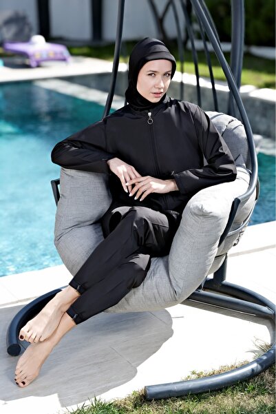 GC GÖKHAN CLUB Πλήρως καλυμμένο Water Repellent Quick Dry Μαγιό Hijab με ρυθμ...