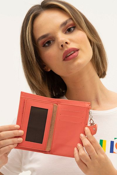 United Colors of Benetton BENETTON ΓΥΝΑΙΚΕΙΟ ΠΟΡΤΟΦΟΛΙ CORAL BNT1300