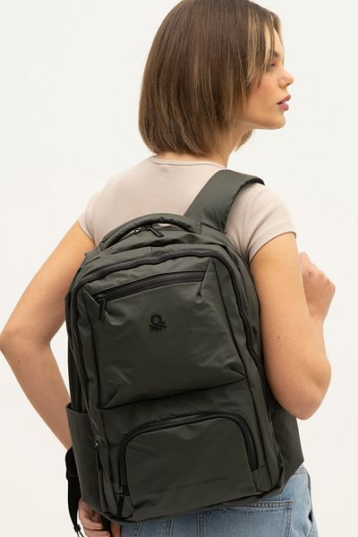 United Colors of Benetton Benetton Women's Backpack - Khaki BNT1171