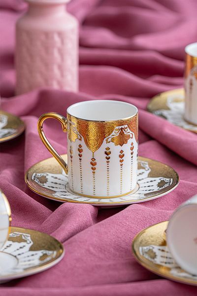 ACAR Allura 6-Person Coffee Cup Set - 90 ml