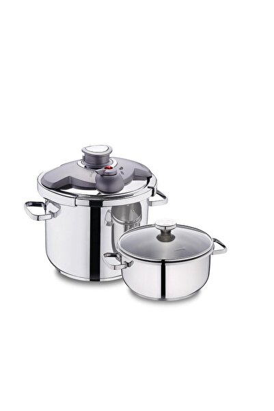 KORKMAZ A175 Aqua 4 Parça Düdüklü Tencere Seti