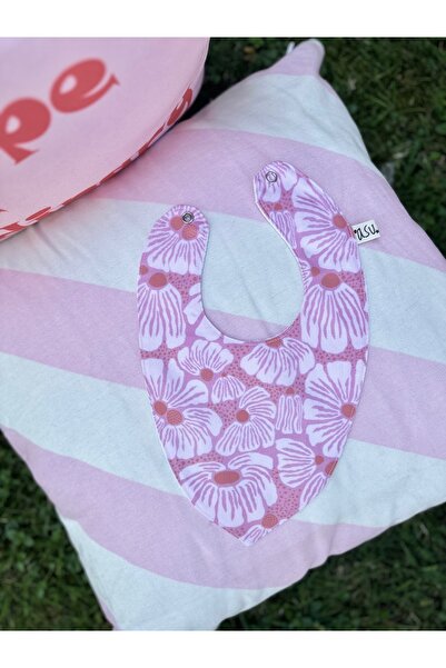 Asu Baby&Kids مريلة من القطن العضوي باللون الوردي ديزي