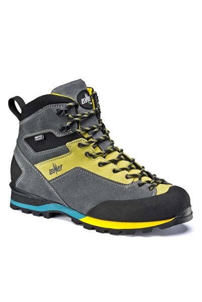 Lomer Italy Badia II High MTX Suede Waterproof Vibram Süet Deri Erkek Bot Brain/Celery