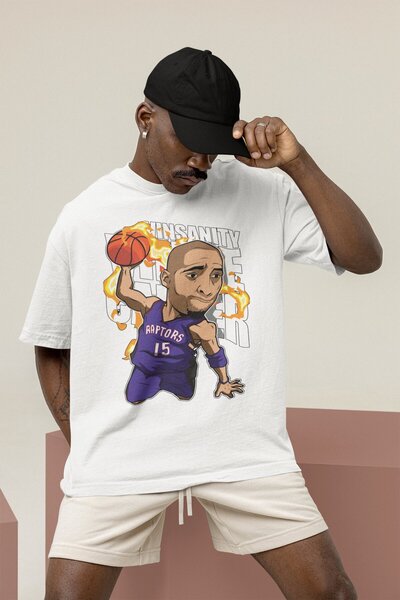 Fuddy Moda Vince Carter Štampano unisex majica - muška i ženska košarkaška te...