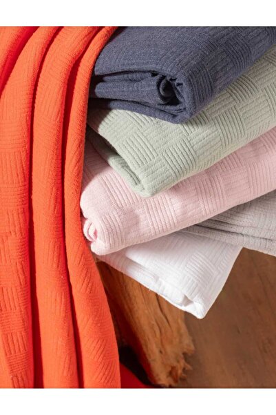 EVRİZON Double White Checker Pattern Pique. Checkered Hotel Pike 200 X 230