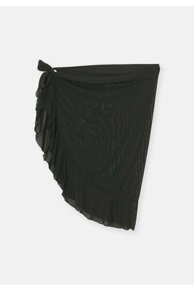 BF Bikini Fashion Φούστα παρεό από τούλι με βολάν