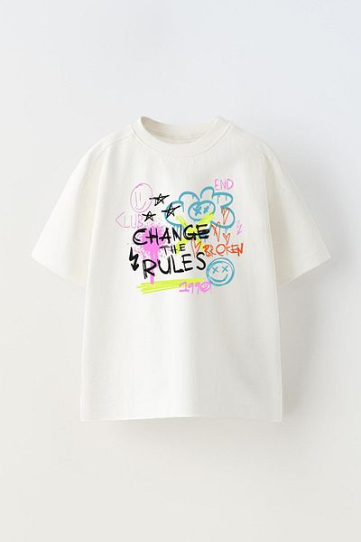 c.c.l. coccolin kids baby clup Tricou cu imprimeu Reguli oversize pentru copii