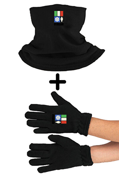 Fanze Set de mănuși cu guler pentru gât Italia - zrn4558