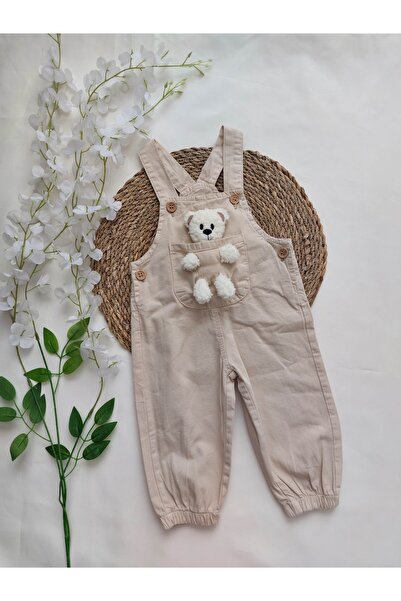 Oryeda Unisex Ayıcıklı Keten Uzun Slopet