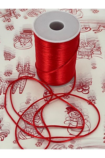 HUR-AY PACK 2 mm Rat Tail - 5 Meters Gift Wrapping Lanyard/Bracelet/Evening Dress/Sturdy Flush Lanyard