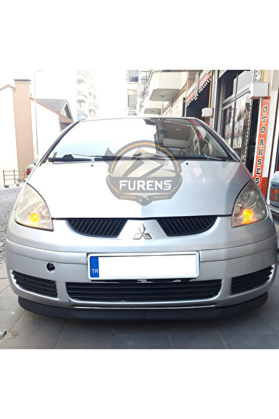 Furens Mitsubishi Colt 2005-2009 Uyumlu H lip Esnek Ön Lip 2 Parça Karlık Ön ...