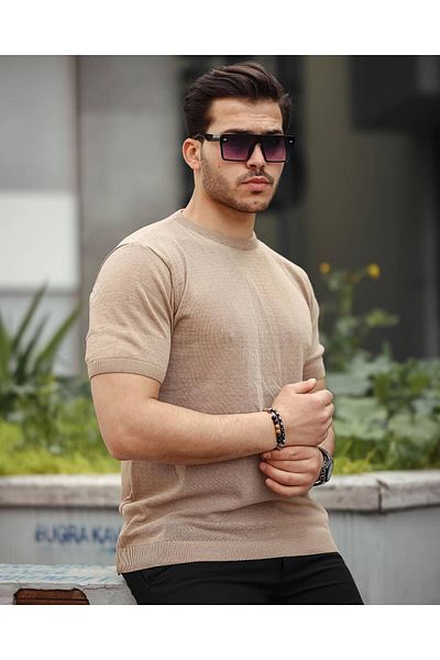 viperkombin Basic Knitwear T-Shirt Indigo