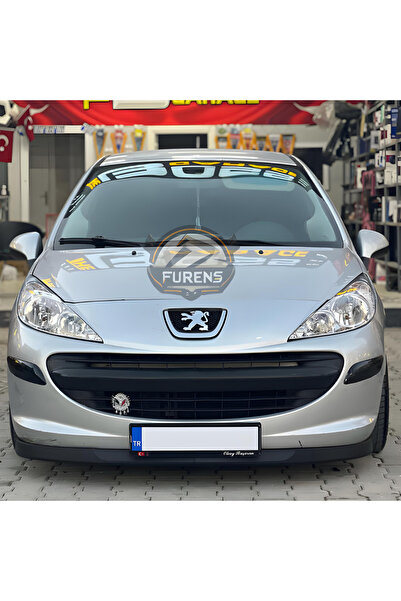 Furens Peugeot 207 2006-2014 Uyumlu H lip Esnek Ön Lip 2 Parça Karlık Ön Ek T...