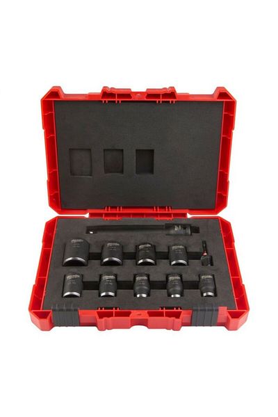 Milwaukee Milwaukee Socket Industrial.Impact SHW 1/2" STD Set - 11 Pieces T4932478290