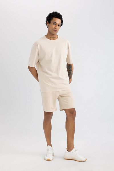 DeFacto Short Leg Fit Slim Fit Sweatshirt Stoff - Shorts A1625ax24sm