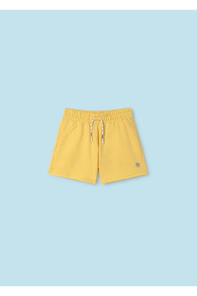 MAYORAL Pantaloni scurți galbeni din lână pentru fete 06272-053