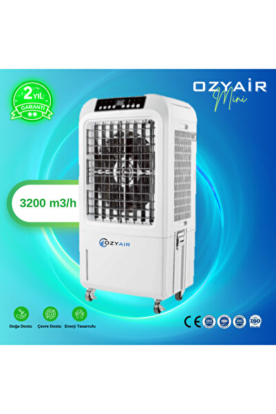 OZYAİR Mini - 3200 m3/h Evaporatif Soğutucu (Mobil Klima, Sulu Hava Soğutucu)