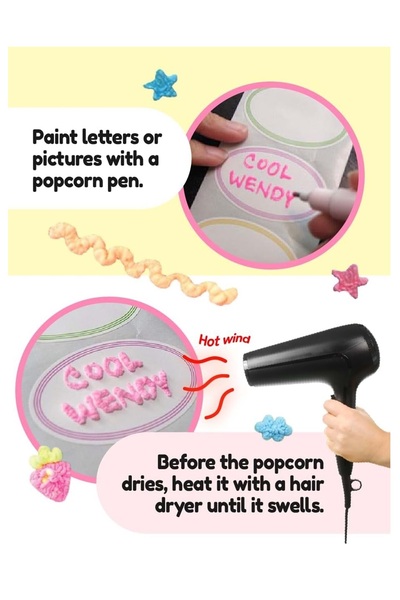 Dong-A Sihirli Popcorn Kabaran Boya Kalemi Dong-A