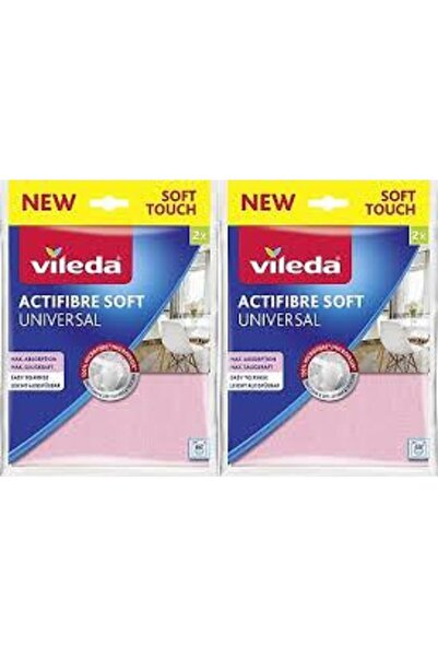Vileda 2'li Actifibre Soft Universal Mikrofiber Bez 2 Adet