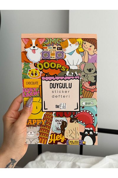 Planet Butik Emotional Sticker Notebook
